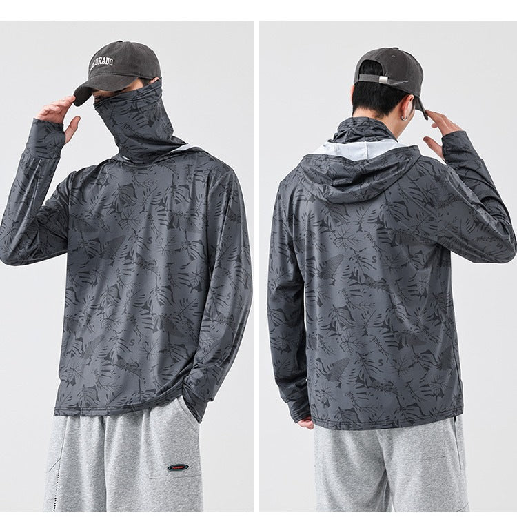 Ultra-Thin UV Sun Protection Hoodie with Face Mask ? Fishing & Outdoor Shirt