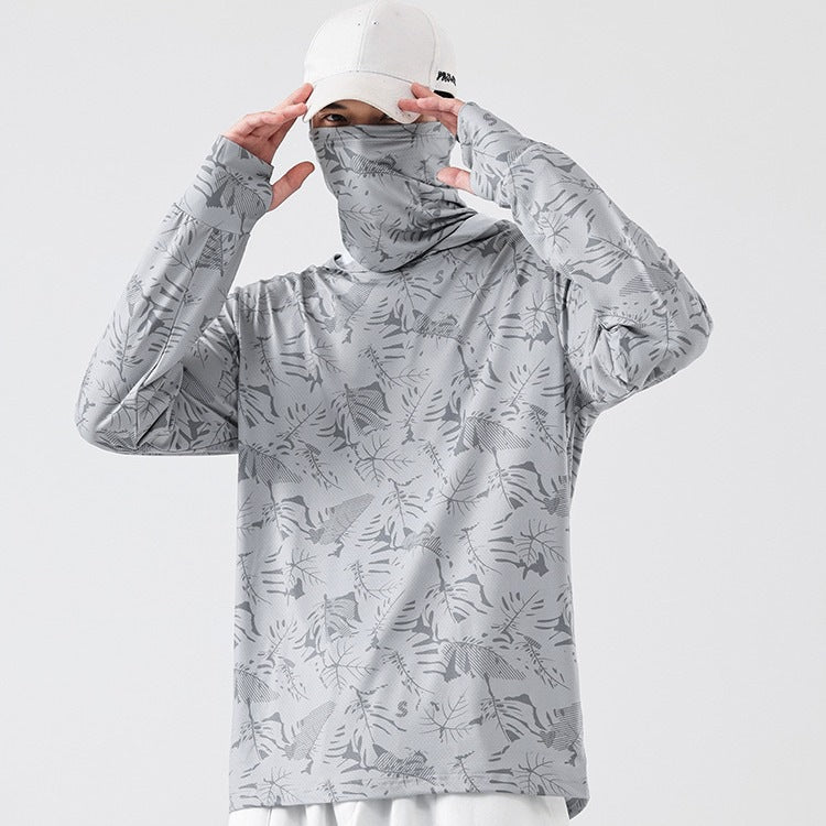 Ultra-Thin UV Sun Protection Hoodie with Face Mask ? Fishing & Outdoor Shirt