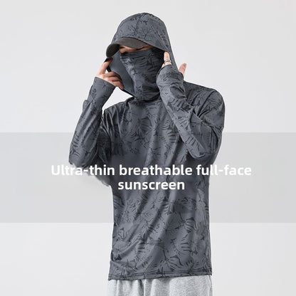 Ultra-Thin UV Sun Protection Hoodie with Face Mask ? Fishing & Outdoor Shirt