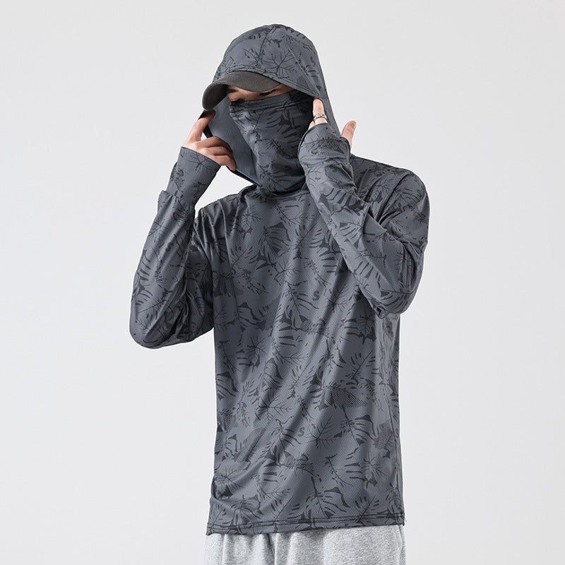 Ultra-Thin UV Sun Protection Hoodie with Face Mask ? Fishing & Outdoor Shirt